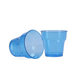 Hotpack Crystal Blue Cup 180 ml 1000 Pieces - Hotpack Global