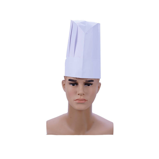 Hotpack | Paper Chef Hat 11 inch Large | 50 Pieces X 5 Packts - Hotpack Global