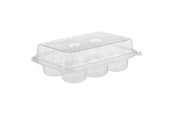 Clear PET Muffin/ Cupcake Tray 250 Pieces - Hotpack Global