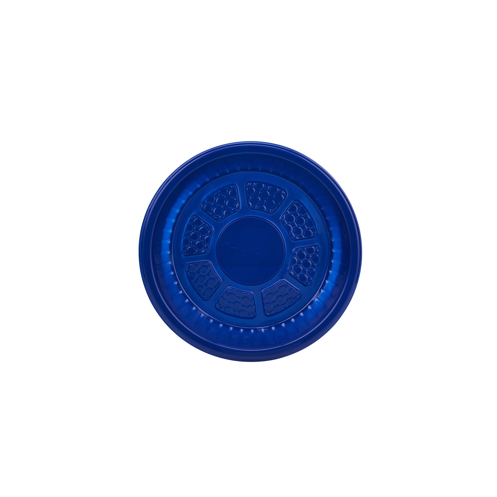 Blue Colored Round Plastic Plate - Hotpack Global