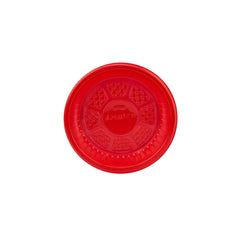 Red Colored Round Plastic Plate - Hotpack Global