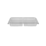 4 - compartment Clamshell PET container - hotpackwebstore.com