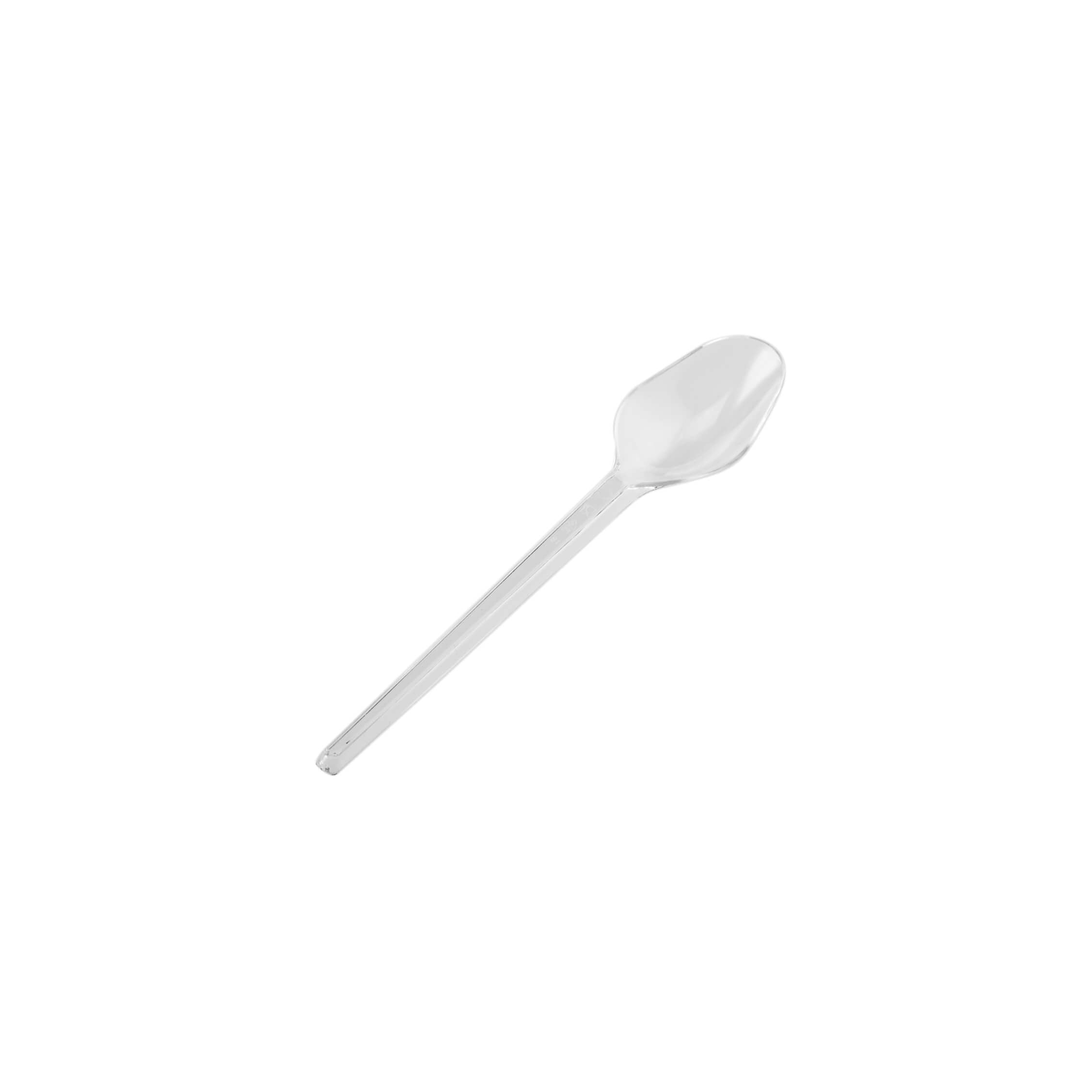 Disposable clear plastic teaspoon - Hotpack Global