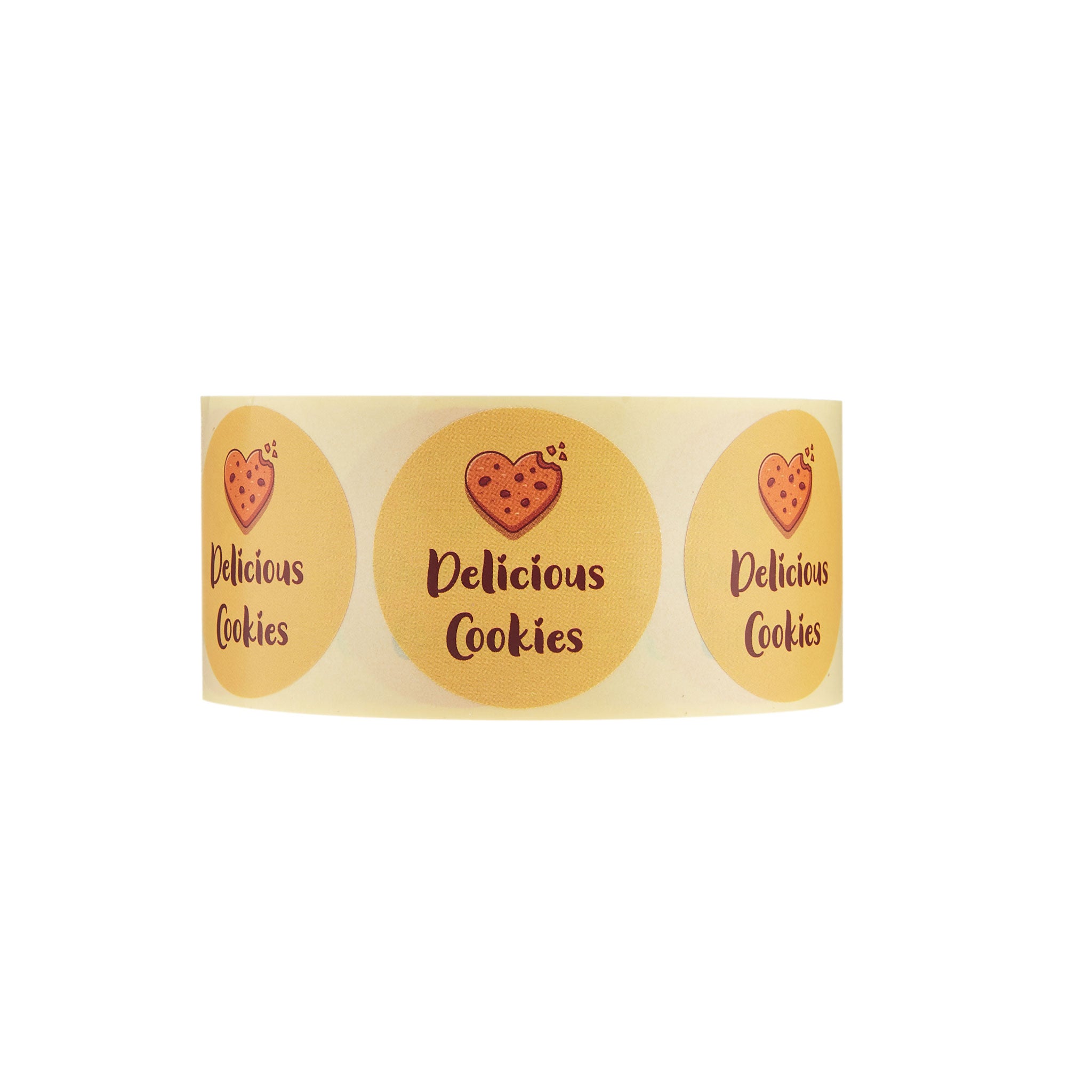 Delicious Cookies Sticker Roll 250 Pieces - Hotpack Global