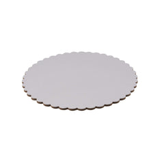 White Round Cake Board 5 Pieces - Hotpack Global