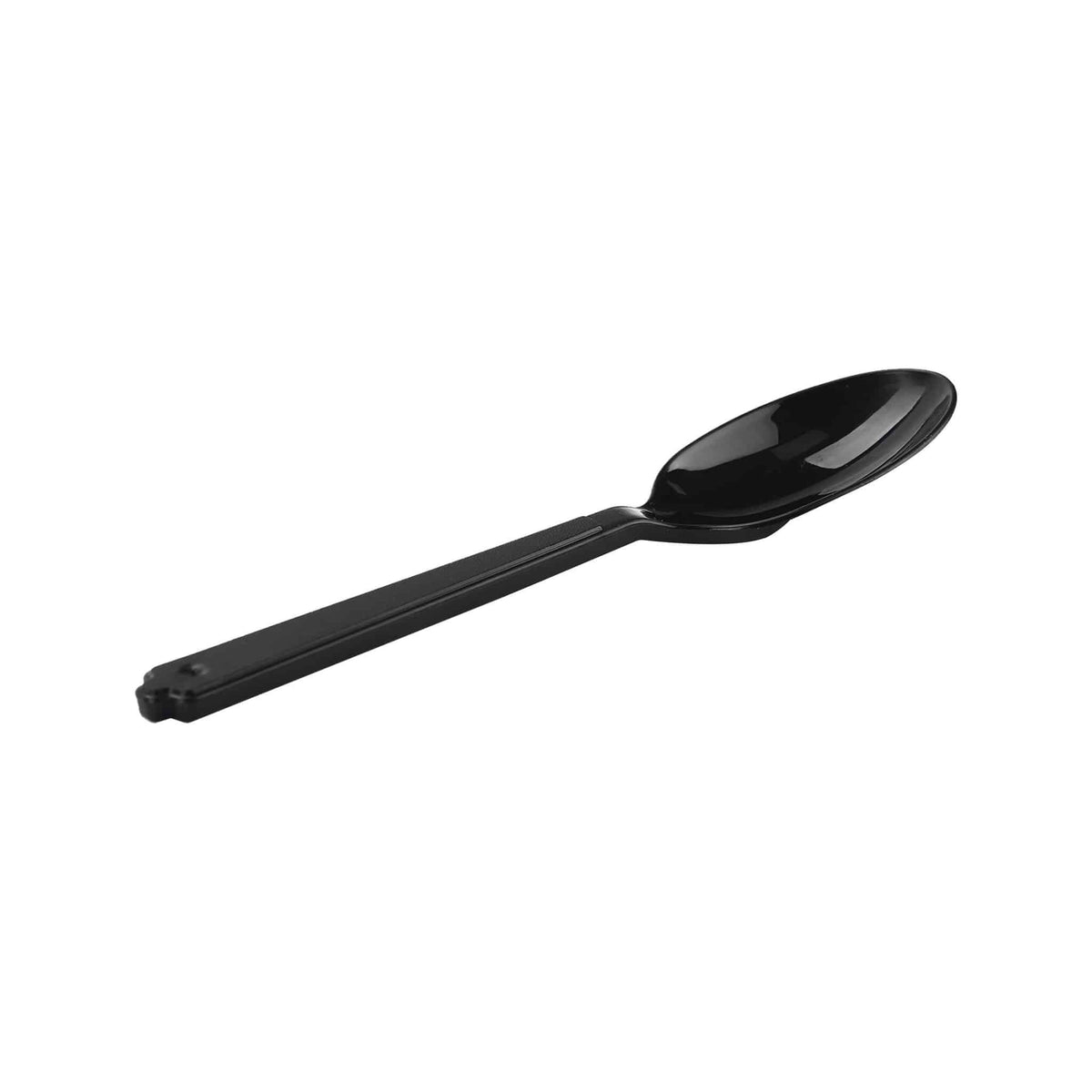 Plastic Medium Duty Black PP Spoon- Hotpack Global