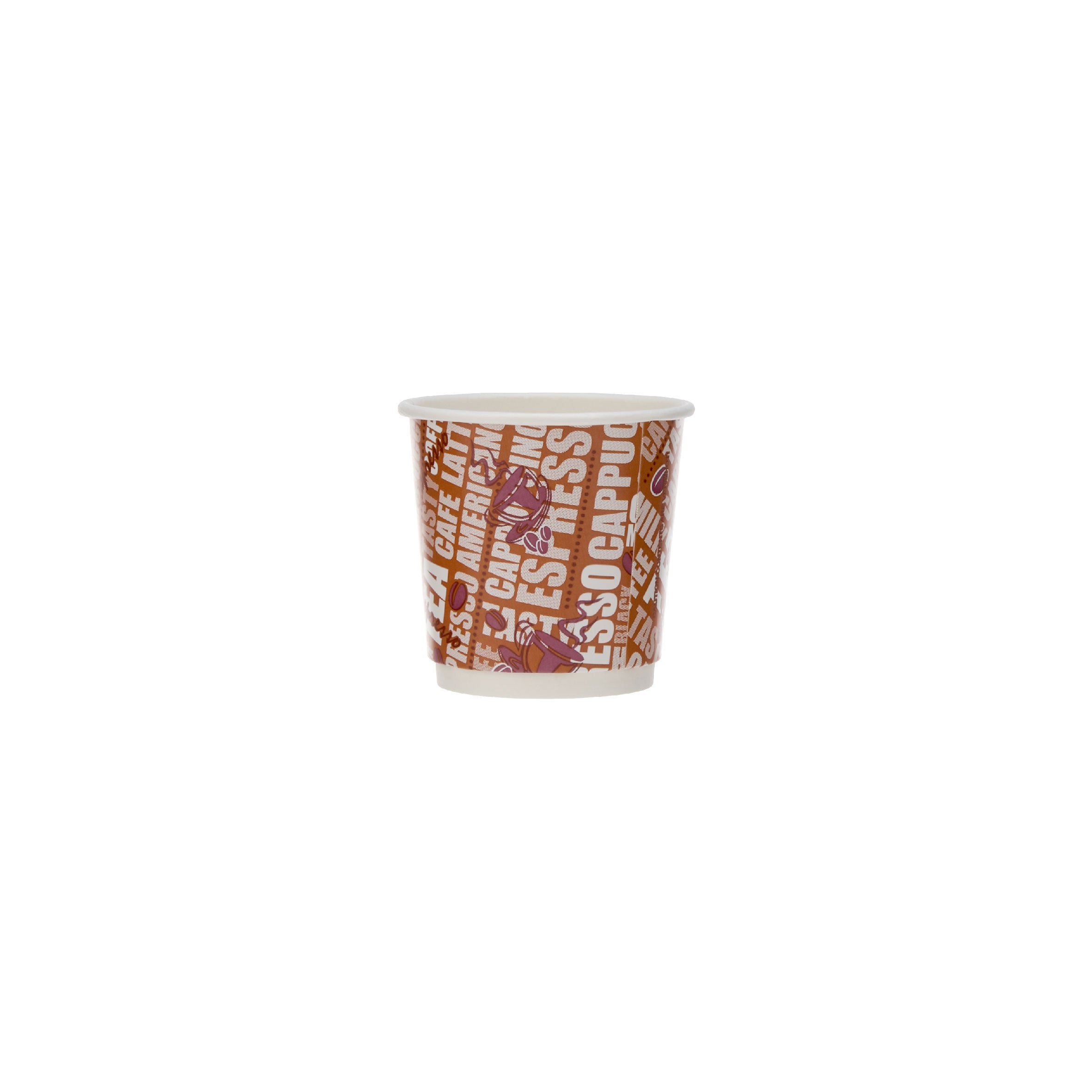 4 Oz Printed Double Wall Paper Cups 1000 Pieces - Hotpack Global