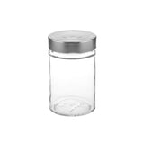 Glass Jar Ergo Shape With Silver Cap - Hotpack Global