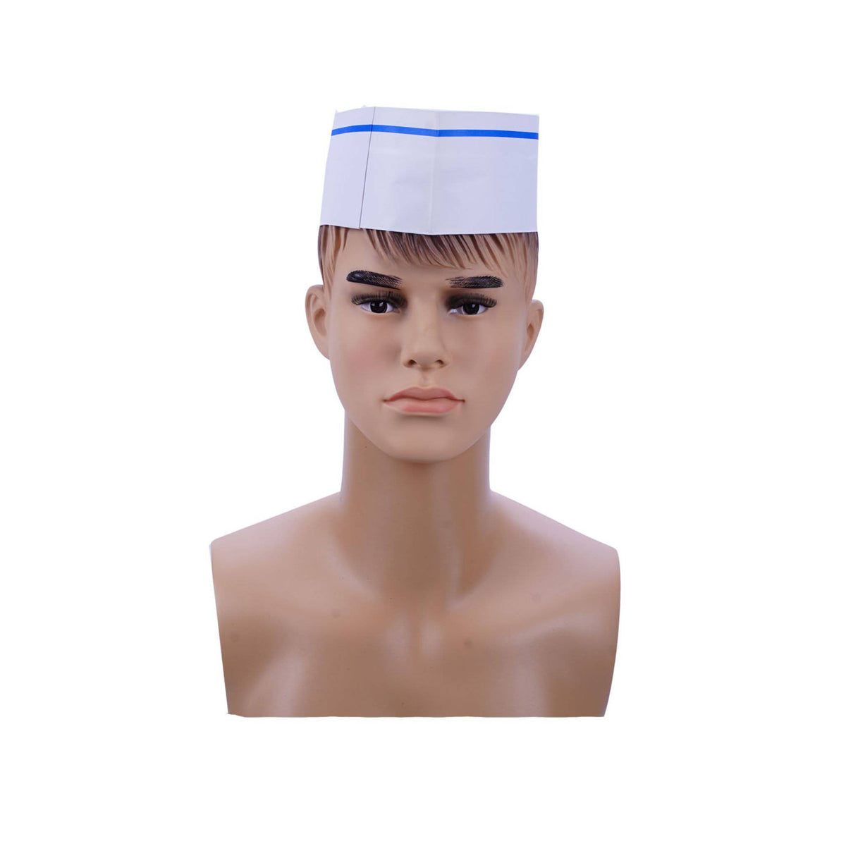 Hotpack | Forage Hat Blue Strip  | 100 Pieces X 10 Packts - Hotpack Global