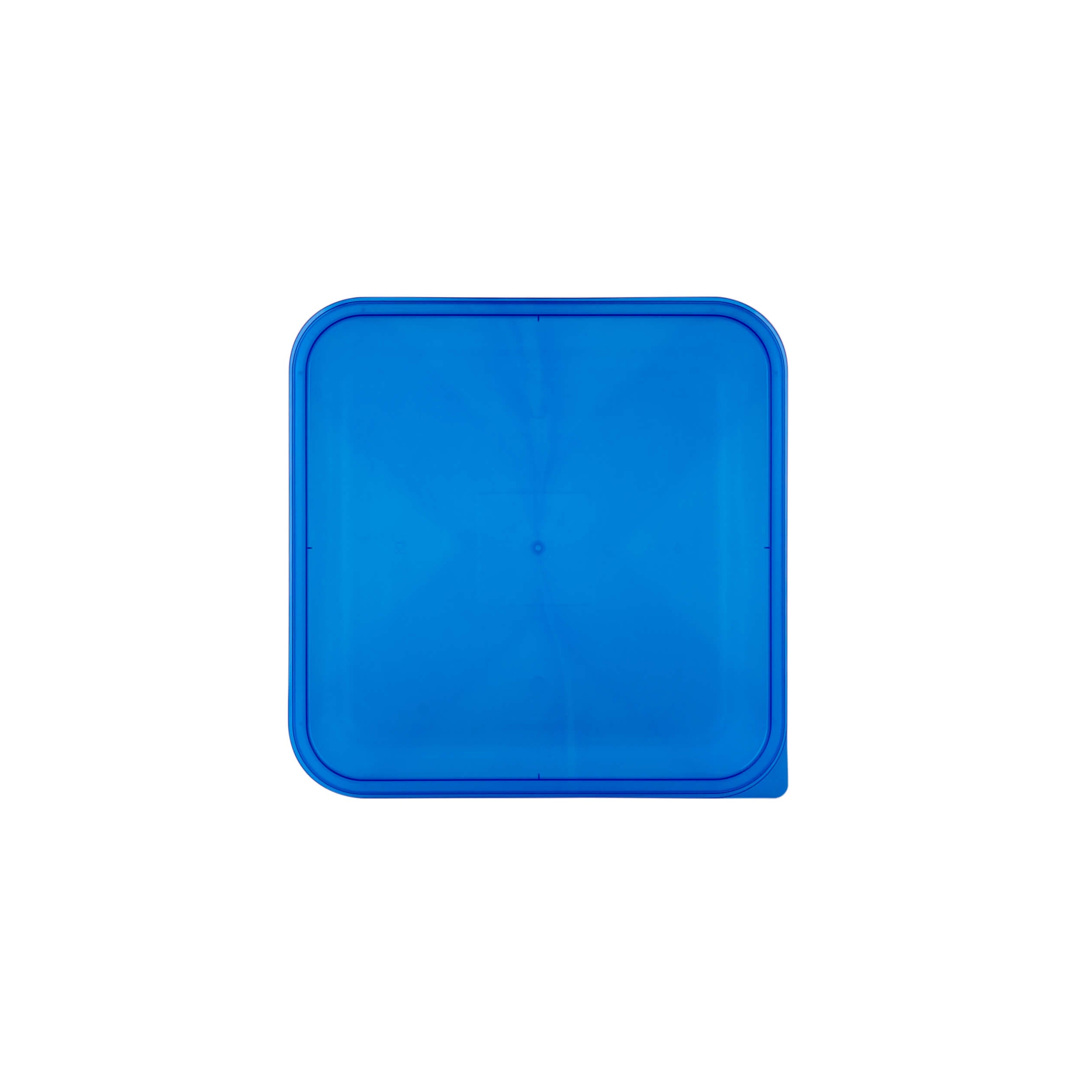 Clear Rectangular Heavy Duty Microwave Container with Color Lids
