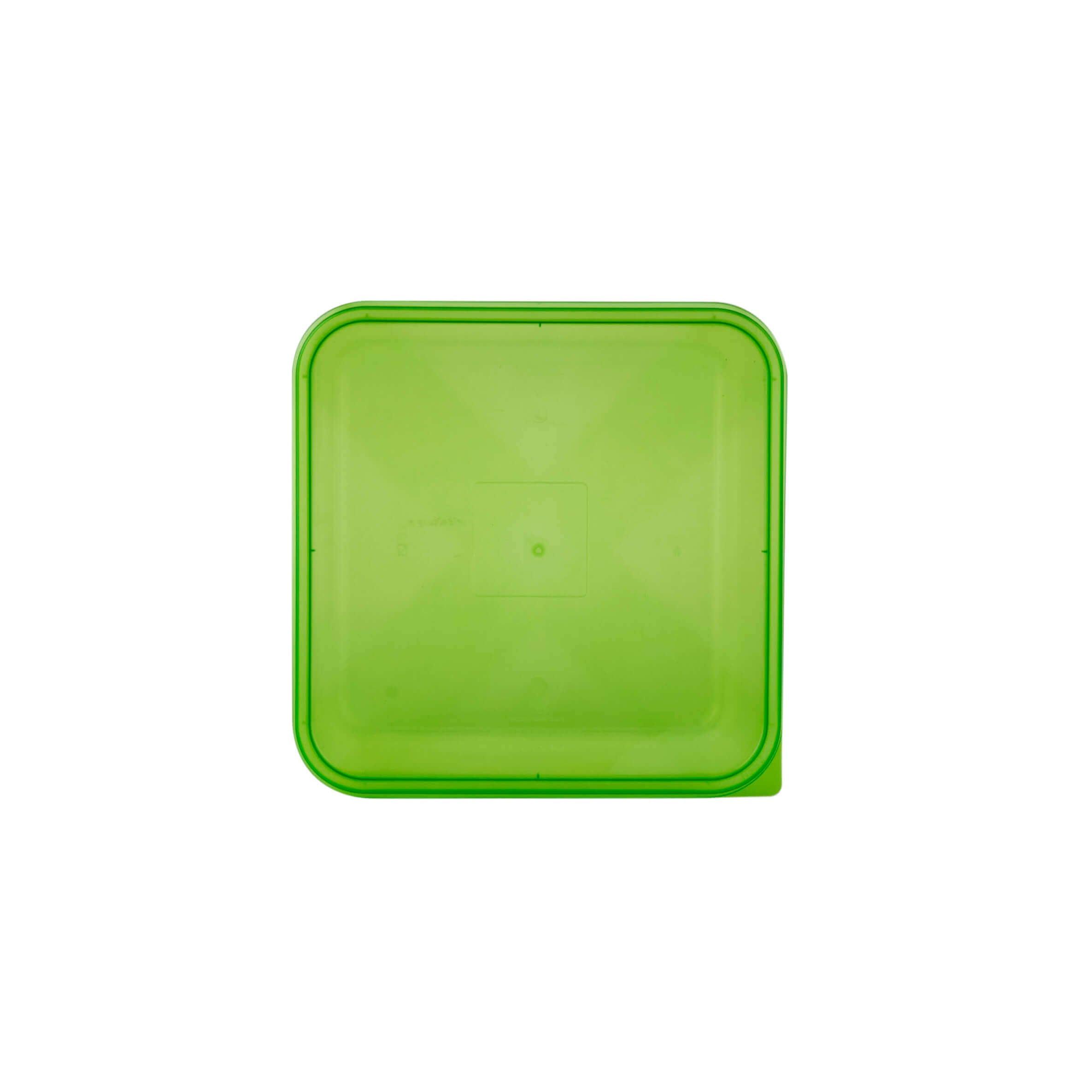 Clear Rectangular Heavy Duty Microwave Container with Color Lids