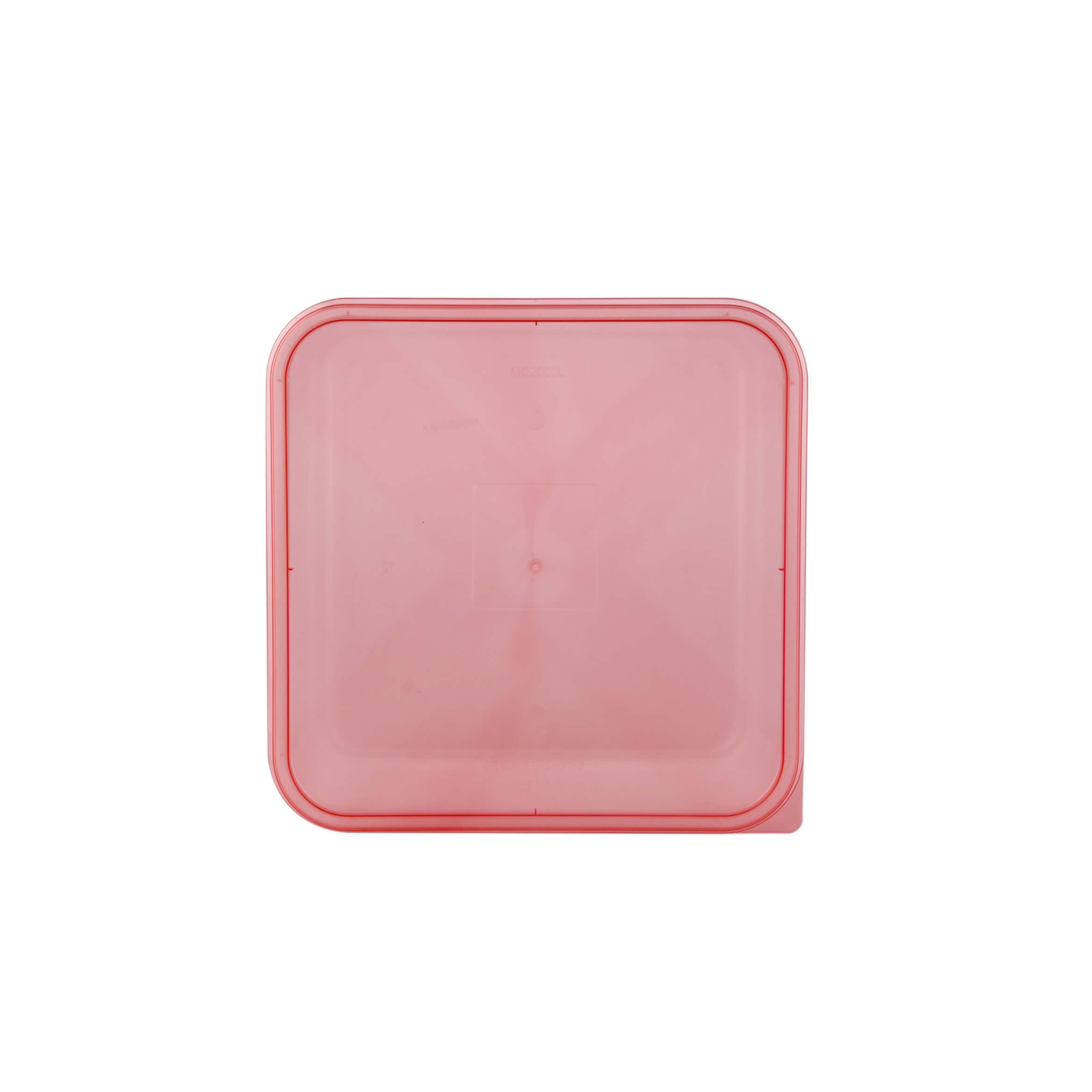 Clear Rectangular Heavy Duty Microwave Container with Color Lids