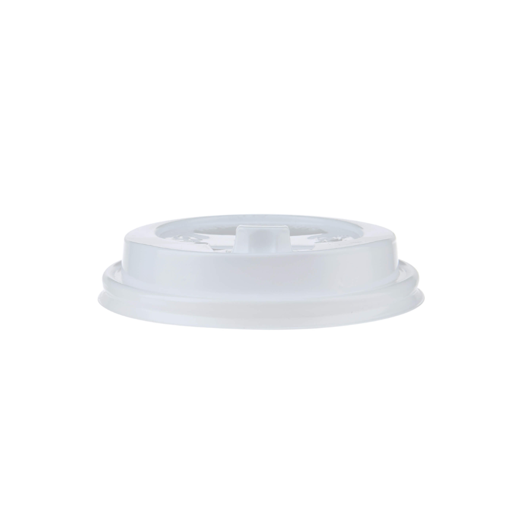 12 oz and 16 Oz White Lids for Paper Cups - hotpackwebstore.com