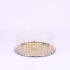 Gold Base Round Cake Container With Lid - Hotpack Global