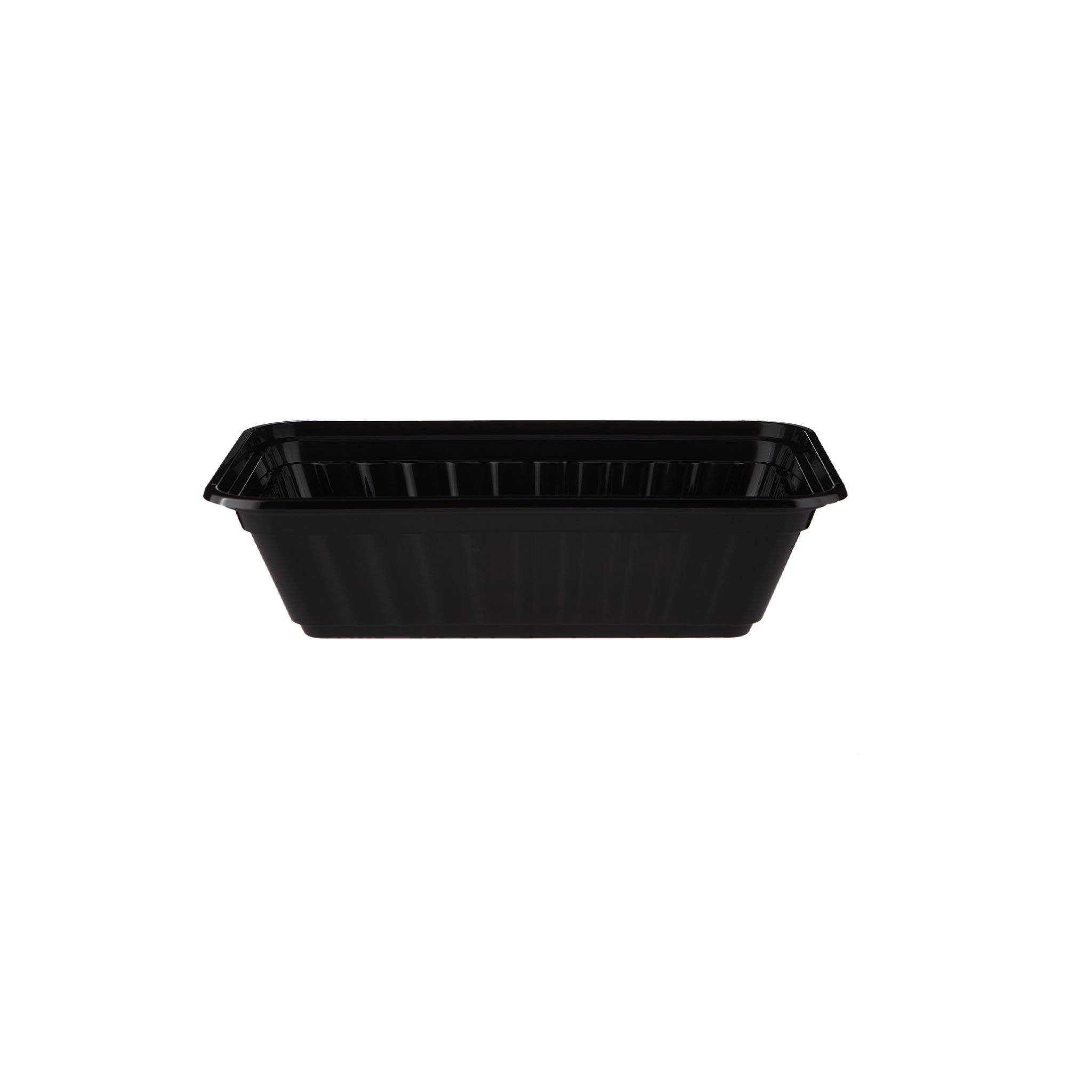 Black Base Rectangular Container 24 Oz 300 Pieces - Hotpack Global