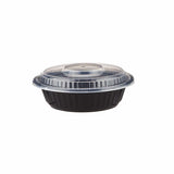 Black Base Heavy Duty Round Container 16 Oz 300 Pieces - Hotpack Global