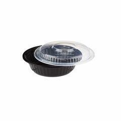 Black Base Heavy Duty Round Container 16 Oz 300 Pieces - Hotpack Global