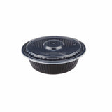 Black Base Heavy Duty Round Container 32 Oz 300 Pieces - Hotpack Global