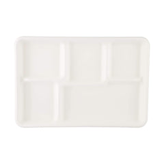 Bio-Degradable Plate 5-Compartment 12.5 Inch 500 Pieces - Hotpack Global