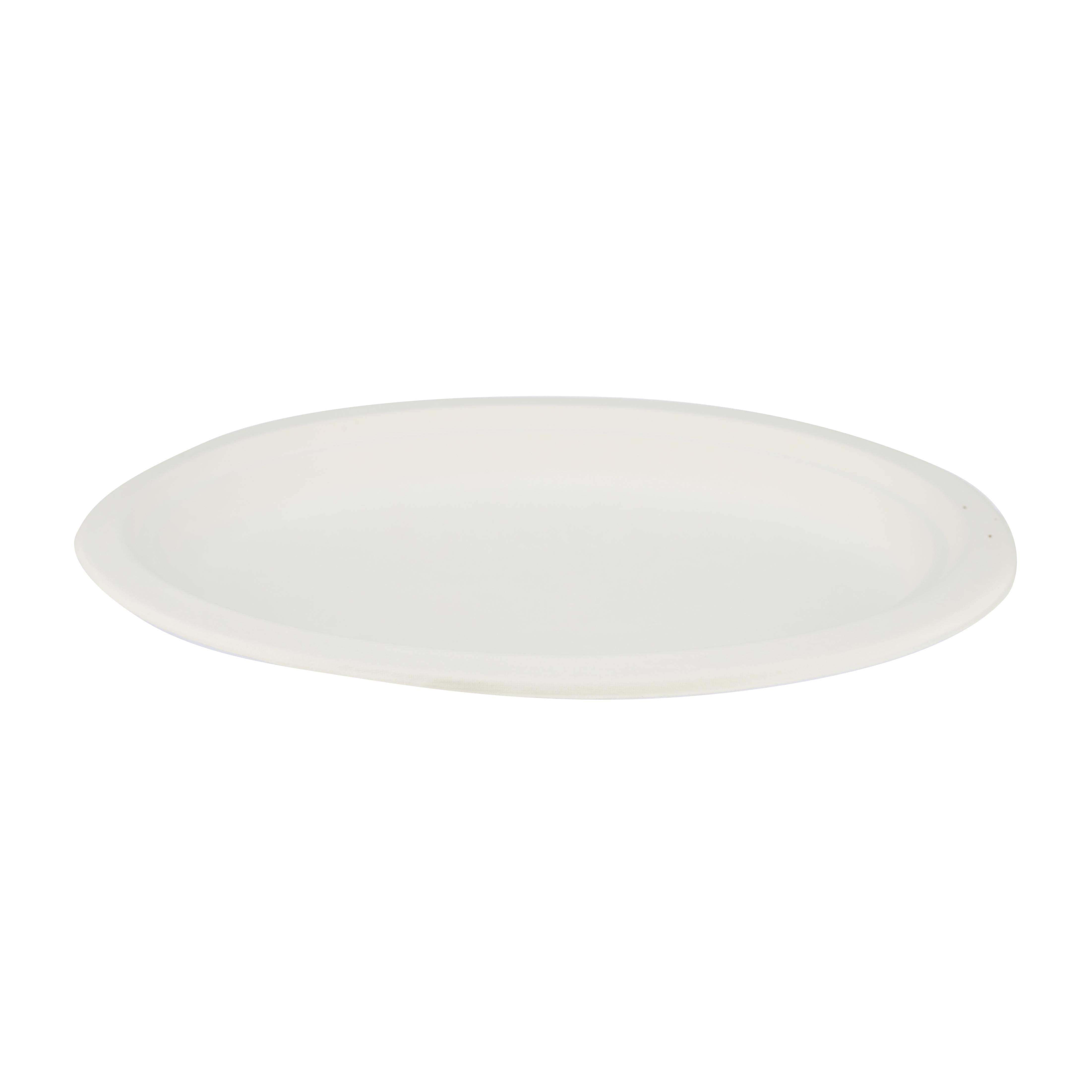 Bio-Degradable Oval Plate 10x8 Inch 200 Pieces - Hotpack Global