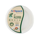 7 inch Biodegradable Paper Pulp Plate | 10 Pieces + 10 inch Biodegradable Paper Pulp Plate | 10 Pieces  27th Anniversary Combo - Hotpack UAE
