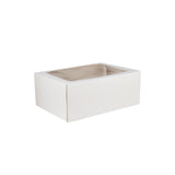 6 piece White Cup Cake Box with insert - Hotpack Global