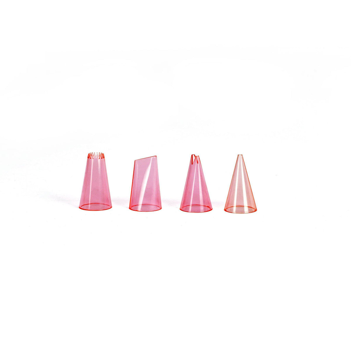 Decorating Tips Pink 4 Nozzles - Hotpack Global