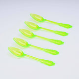 Heavy Duty Neon Plastic Spoon 10 Pieces - Hotpack Global