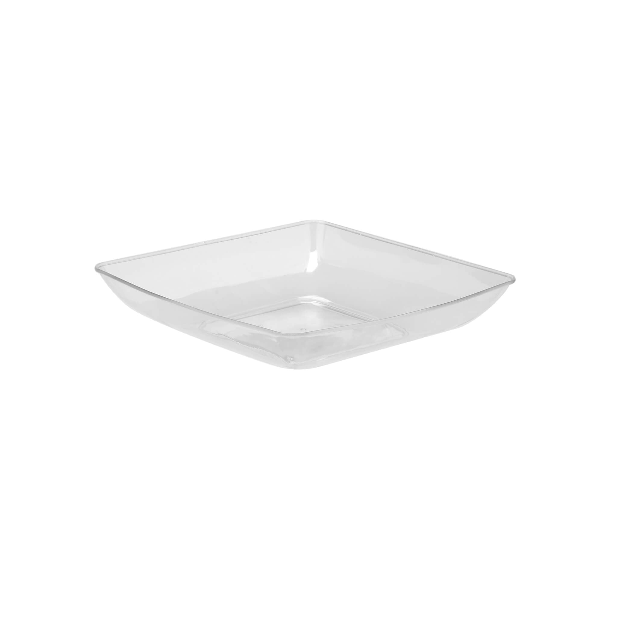 Premium Square Deep Clear Plate 6 Pieces - Hotpack Global