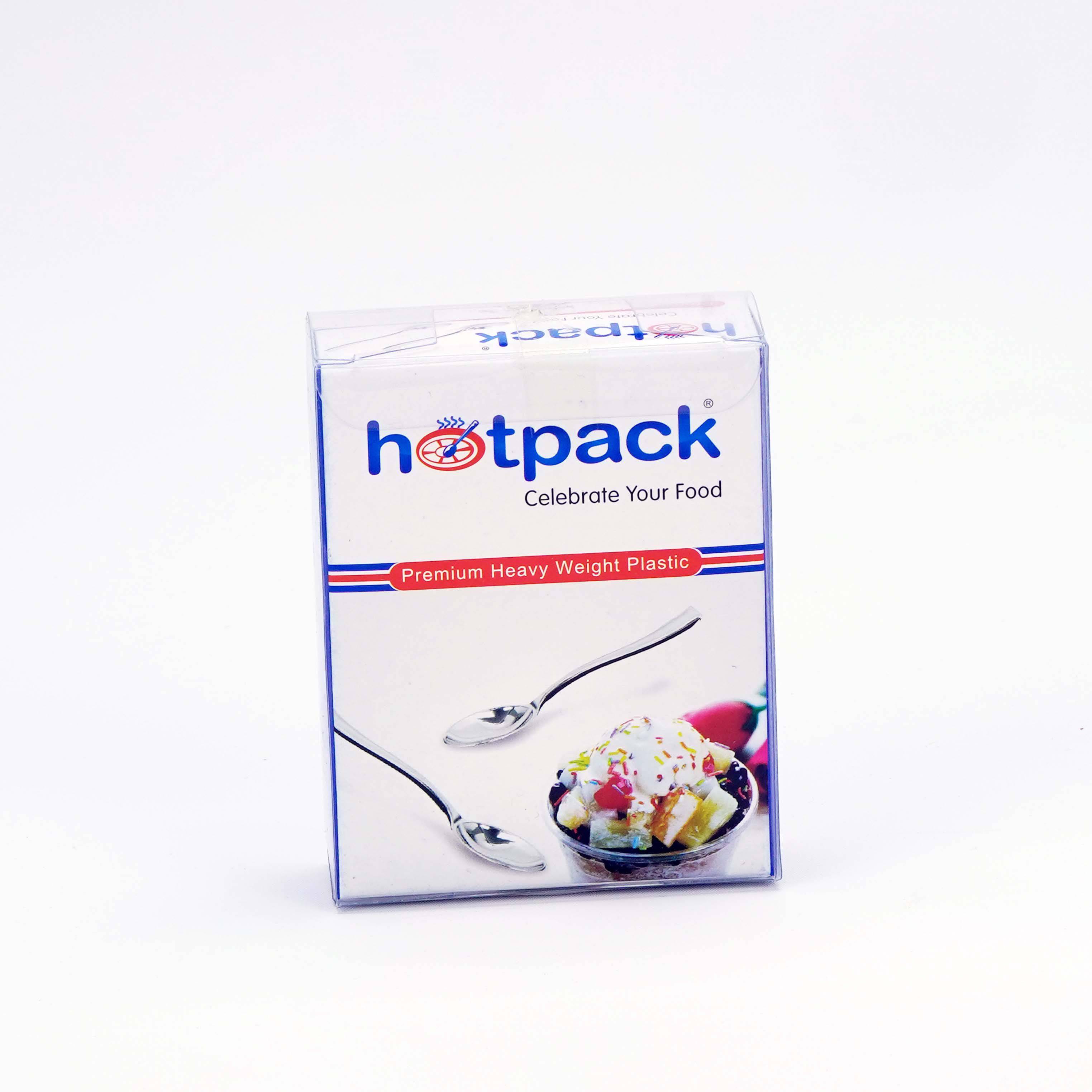 Mini-Tasting Silver Spoon 50 Pieces - Hotpack Global