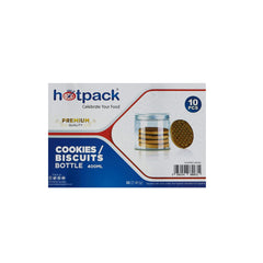 Cookies Biscuits Plastic Jar - hotpackwebstore.com