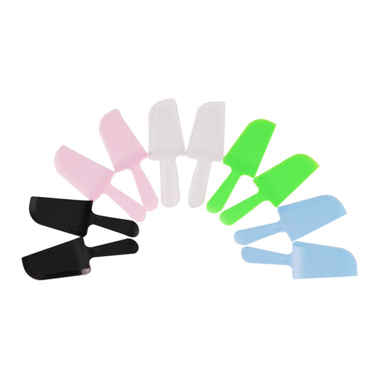 Plastic Cake Cutter Knife 5 Colors Large Size 10 Pieces - Hotpack Global