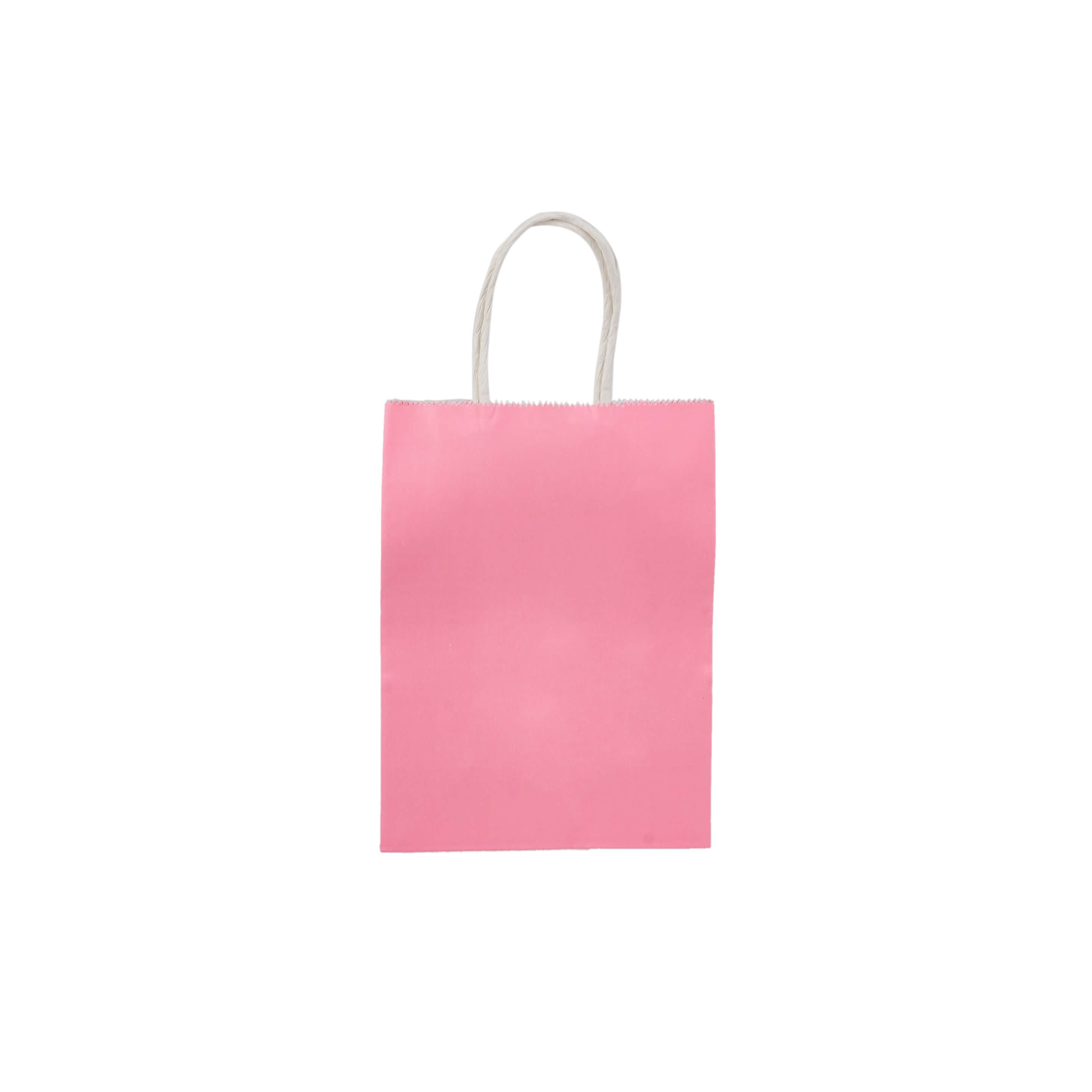 Pink Gift Paper Bag Twisted Handle - hotpackwebstore.com