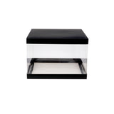 Tall Transparent Cake Box With Black Base 1 Piece - hotpackwebstore.com