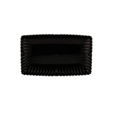 Rectangle Flower Plate black, disposable premium trays - Hotpack Global