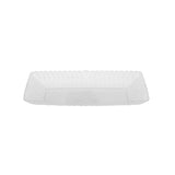 Rectangle Flower Plate Clear for snacks, bakery, fatayer - Hotpack Global