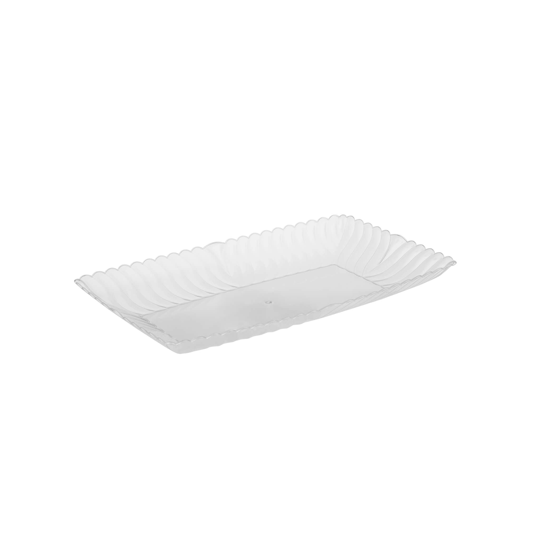 Rectangle Flower Plate Clear - Hotpack Global