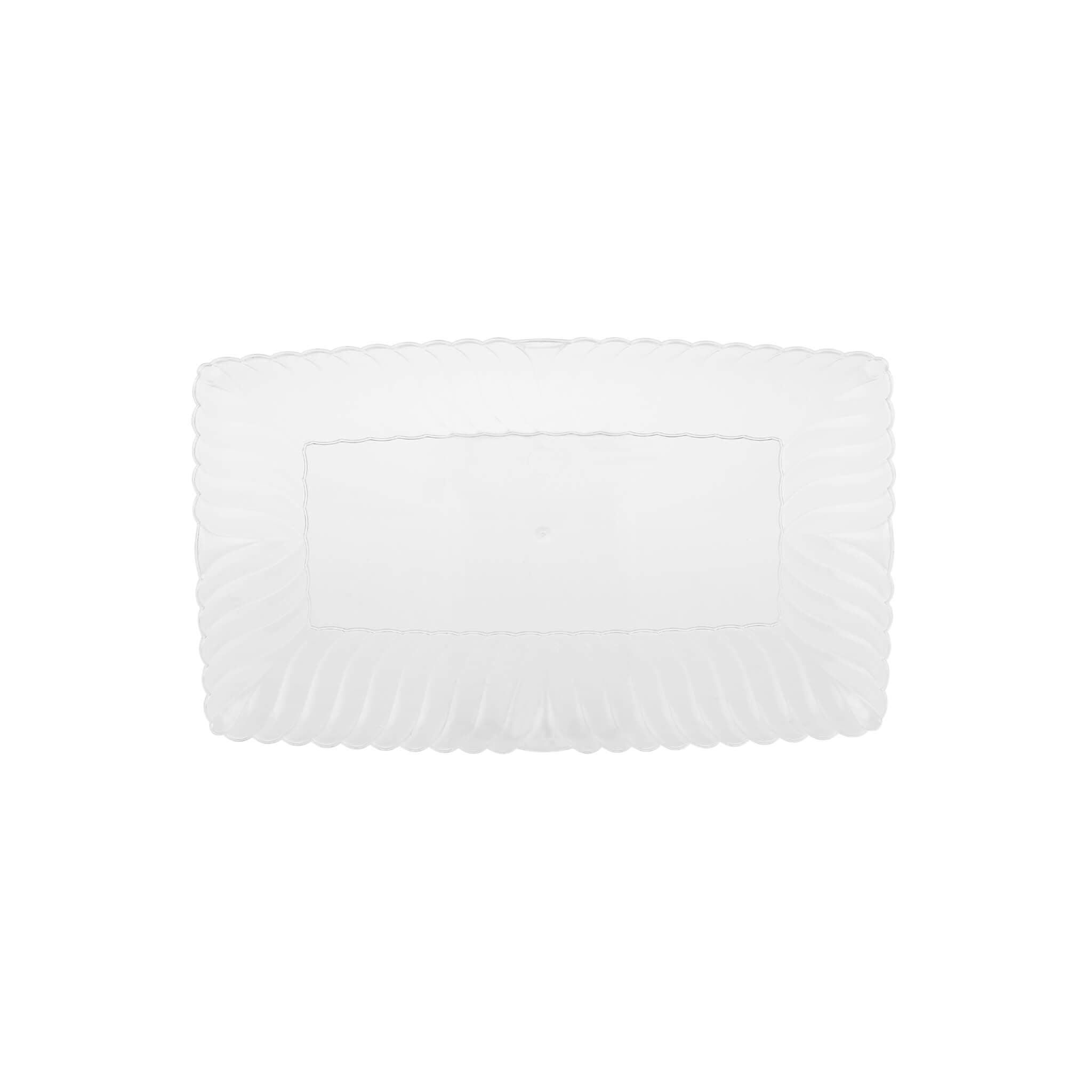 Rectangle Flower Plate Clear - Hotpack Global