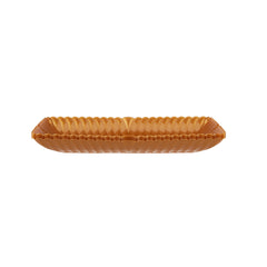 Rectangle Flower Plate Gold for sweets and fatayer - Hotpack Global