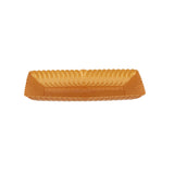 Rectangle Flower Plate Gold luxury plates - Hotpack Global