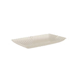 Rectangle Flower Plate Pearl white - Hotpack Global