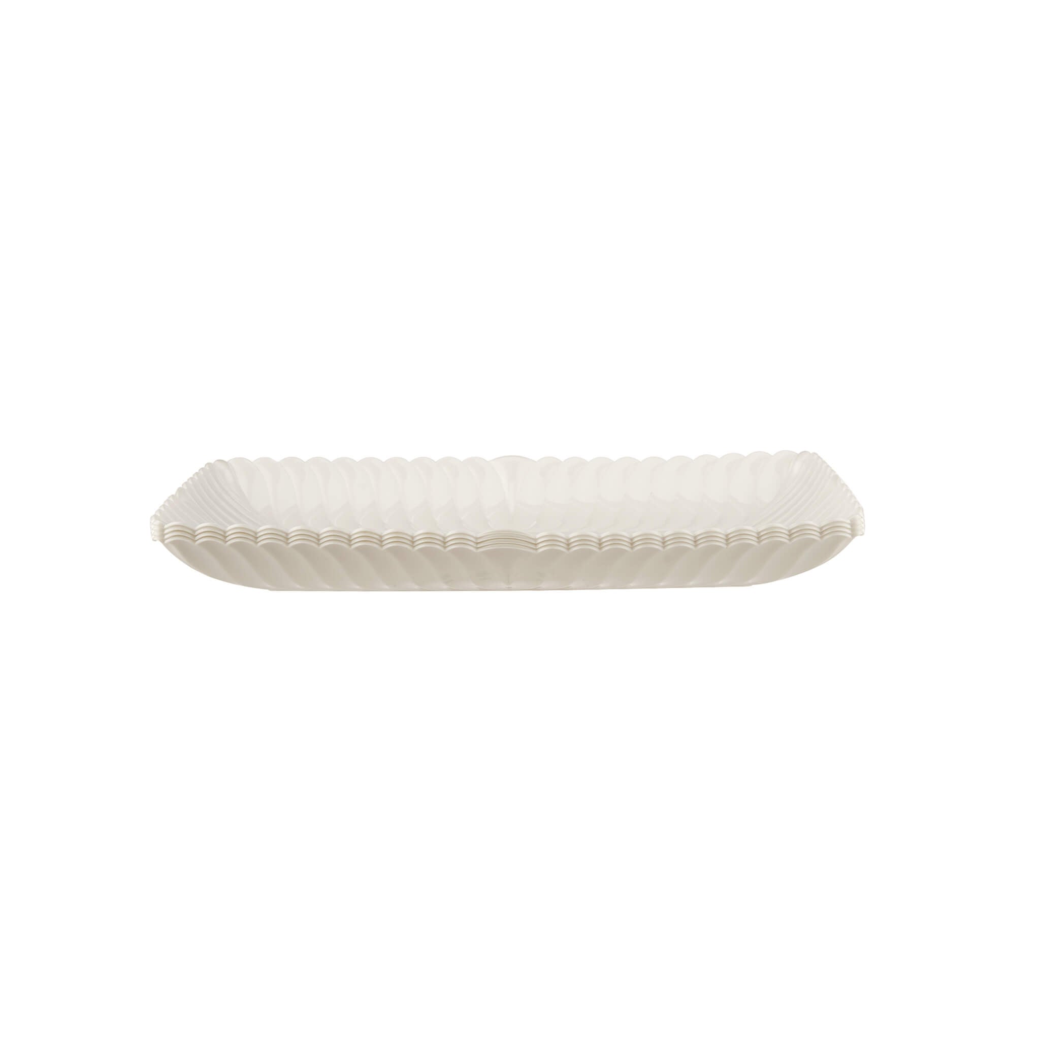 Premium Rectangle Flower Plate 4 Pieces - Hotpack Global