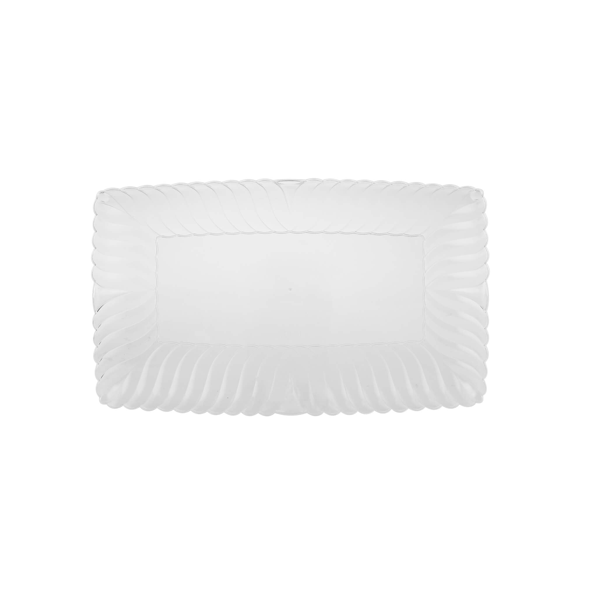 Premium Rectangle Flower Plate 4 Pieces - Hotpack Global