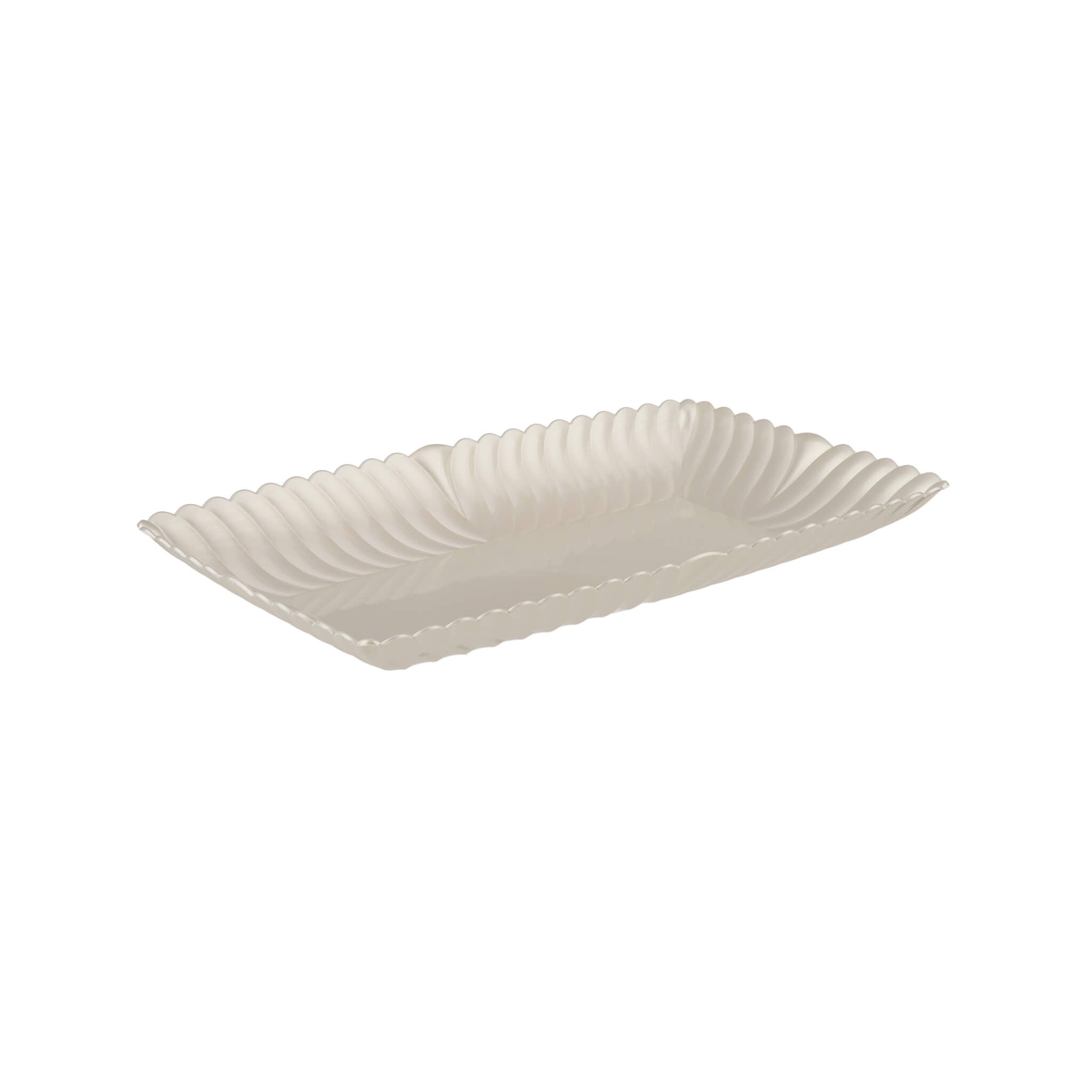 Premium Rectangle Flower Plate 4 Pieces - Hotpack Global