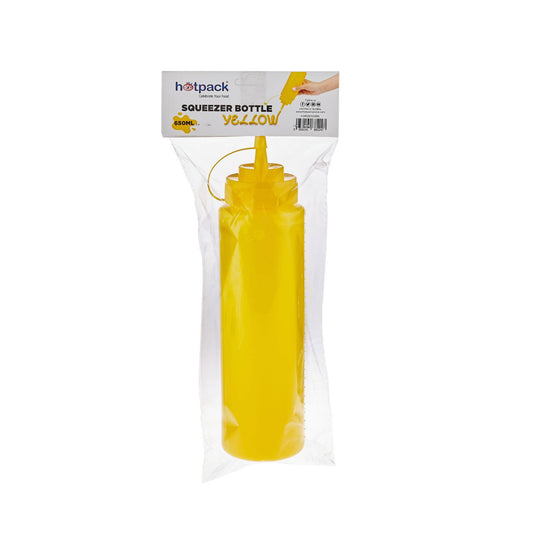 Yellow Squeeze Bottle 650 ml 1 Piece - Hotpack Global
