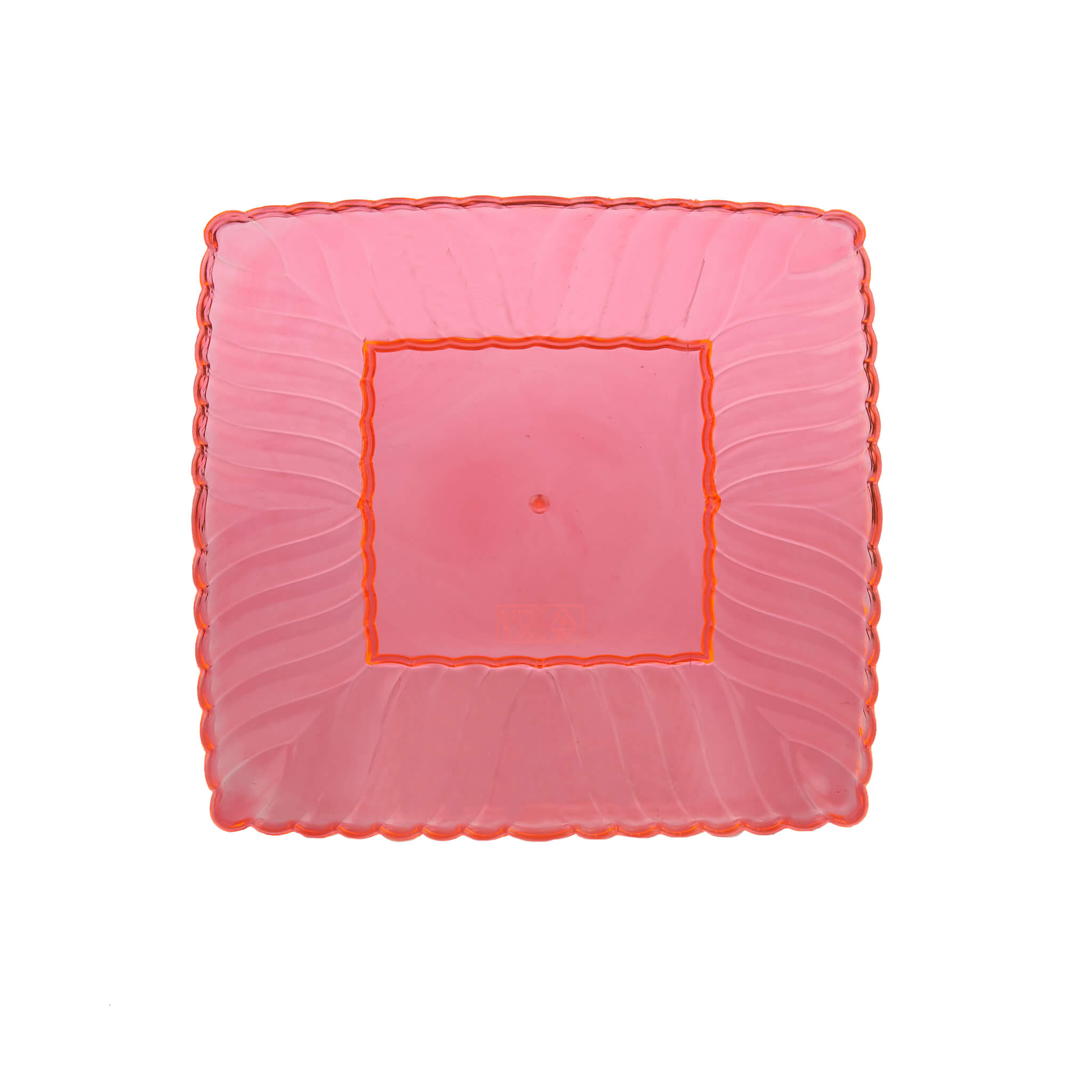 Premium Square Flower Plate - Hotpack Global