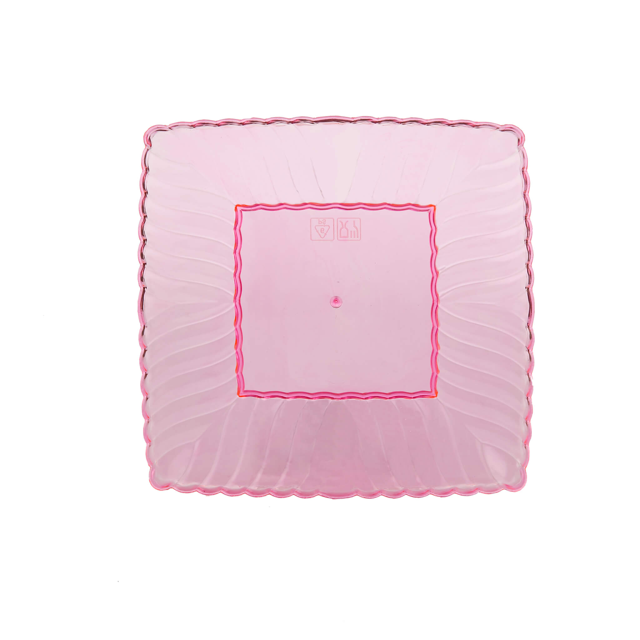 Premium Square Flower Plate - Hotpack Global