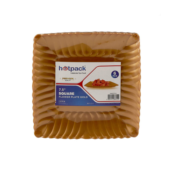 Premium Square Flower Plate - Hotpack Global