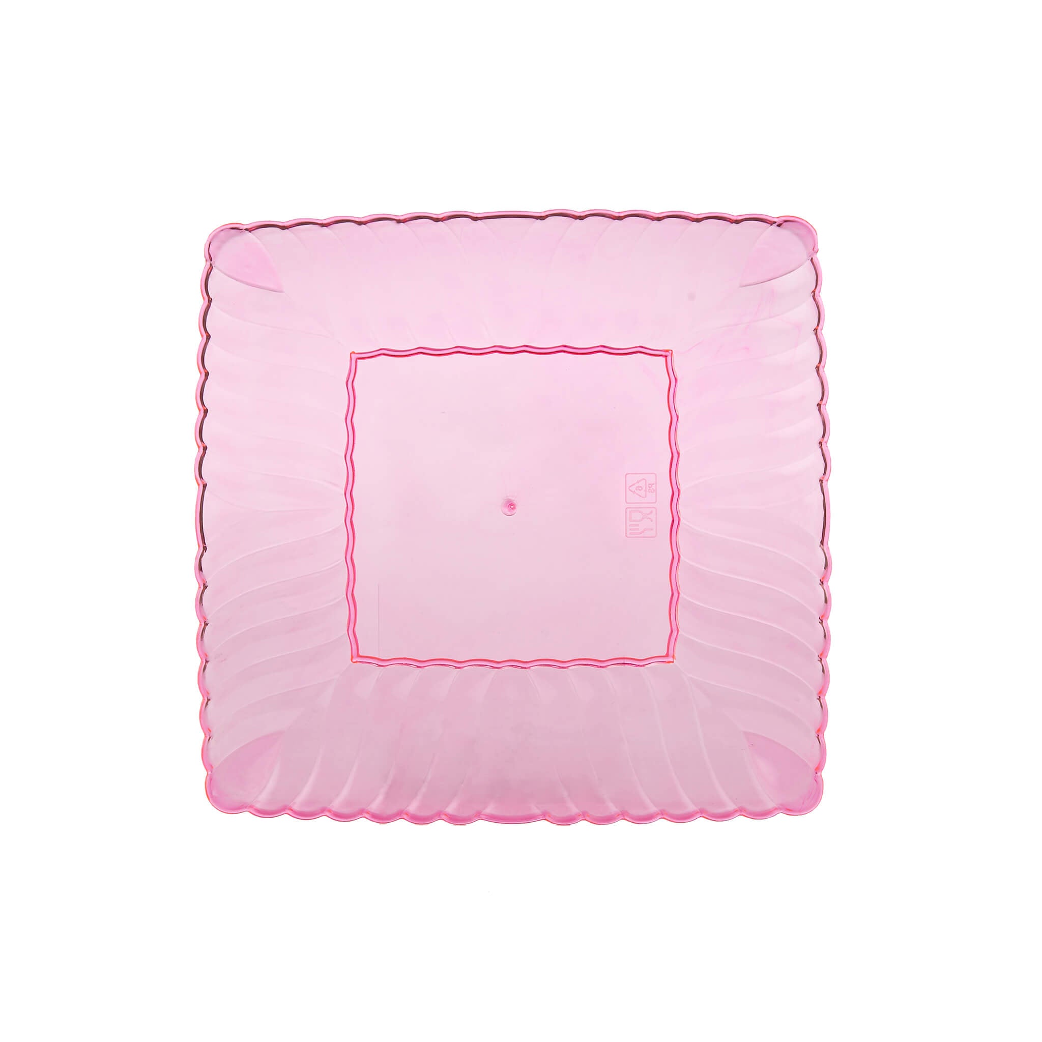 Premium Square Flower Plate - Hotpack Global