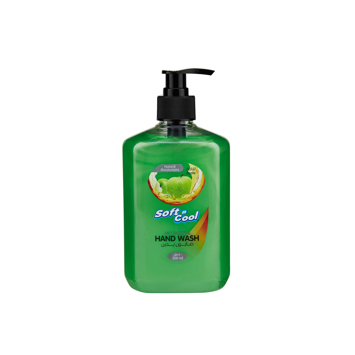 500 ml Soft n Cool Liquid Hand Wash Green Apple - Hotpack Global